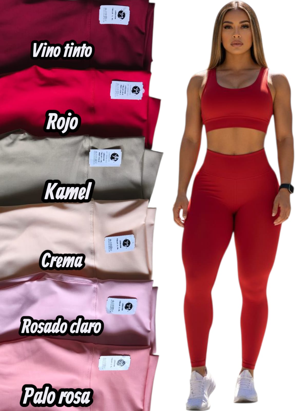 RF 470 Conjunto Leguins Crop Top