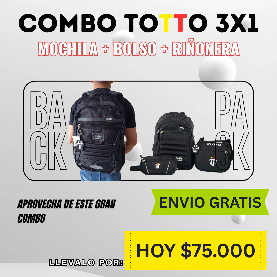 🔥COMBO TOTTO PRECIO DE LIQUIDACIÓN 3x1🔥